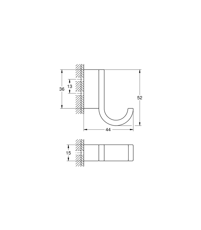 Compra online Grohe Selection Colgador color oro cepillado (41039GN0) en oferta al mejor precio