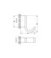 Cabide Grohe Selection Brushed Gold (41039GN0)