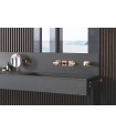 Torneira misturadora de banheiro Grohe Allure misturadora de lavatório de parede bica de 220 mm (20193DL2) Ouro escovado