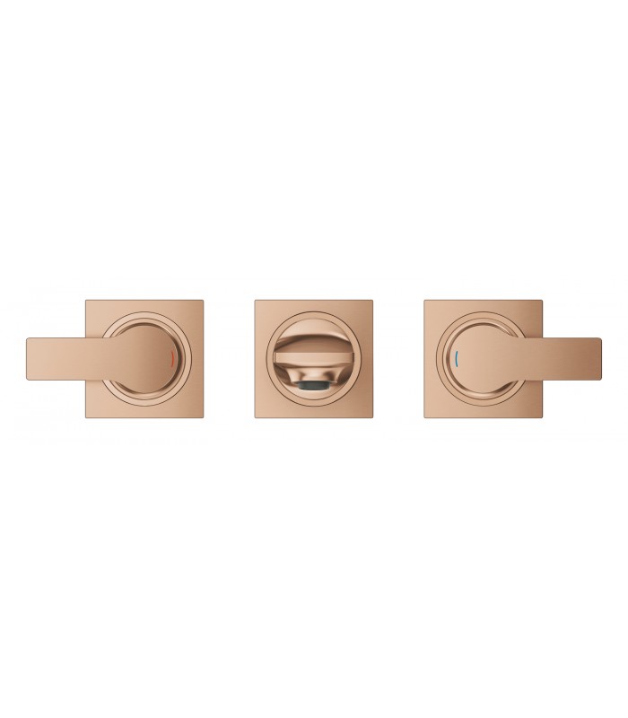 Compra online Torneira misturadora de banheiro Grohe Allure misturadora de lavatório de parede bica de 220 mm (20193DL2) Ouro escovado en oferta al mejor precio