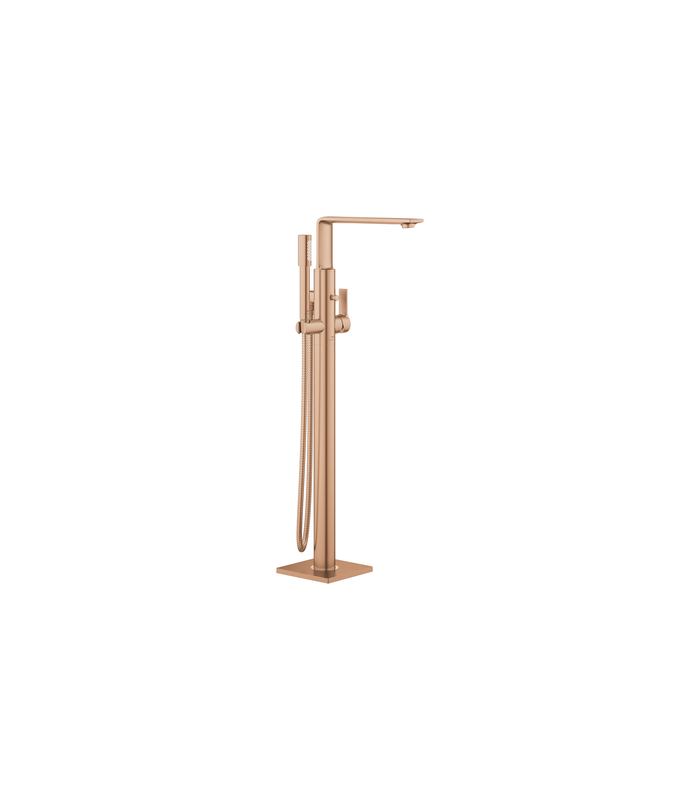 Compra online Torneira de chuveiro de banheira monocomando Grohe Allure montada no chão (25222DL1) ouro escovado en oferta al mejor precio