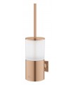Grohe Allure Suporte de escova de vaso sanitário de parede dourado escovado - Acessório de banheiro (40340DL1)