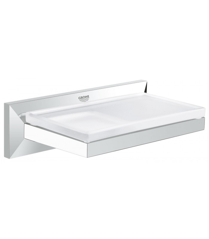 Compra online Grohe Allure Brilliant Estante con jabonera 
de cristal incorporada Cromo (40504000) en oferta al mejor precio