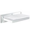 Prateleira Grohe Allure Brilliant com saboneteira 
Vidro embutido Cromado (40504000)
