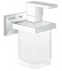 Grohe Allure Brilliant Soporte con dispensador 
de jabón de cristal satinado Cromo (40494000)