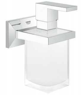 Grohe Allure Brilliant Soporte con dispensador 
de jabón de cristal satinado Cromo (40494000)