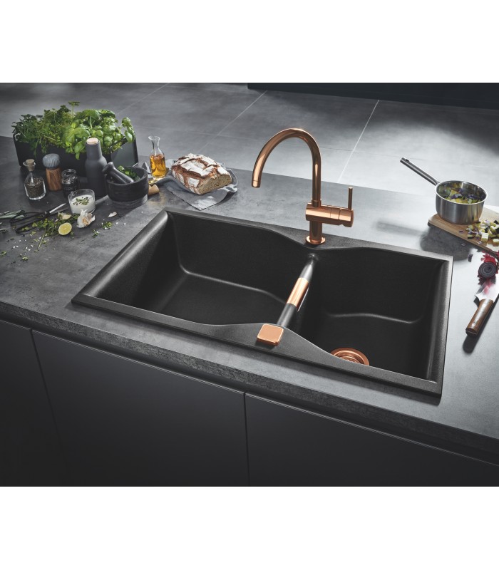 Compra online Distribuidor de sabonete Grohe Cosmopolitan Warm sunset (cobre brilhante) (40535DA0) en oferta al mejor precio