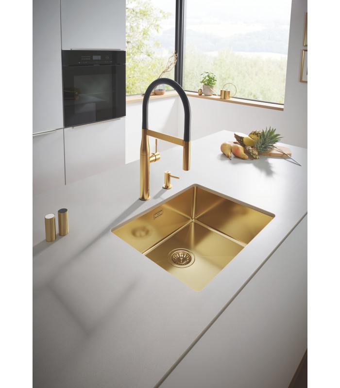Compra online Distribuidor de sabonete Grohe Cosmopolitan Brushed cool sunrise (Ouro escovado) (40535GN0) en oferta al mejor precio