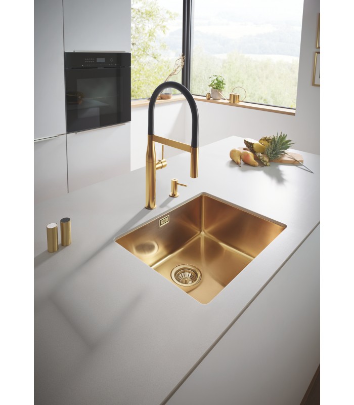 Compra online Distribuidor de sabonete Grohe Cosmopolitan Brushed cool sunrise (Ouro escovado) (40535GN0) en oferta al mejor precio