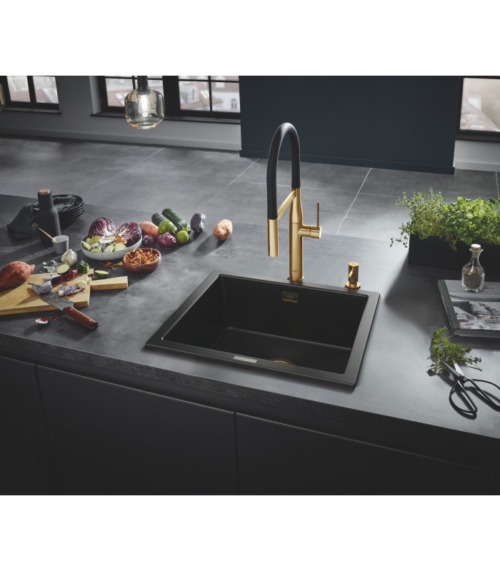 Compra online Distribuidor de sabonete Grohe Cosmopolitan Brushed cool sunrise (Ouro escovado) (40535GN0) en oferta al mejor precio