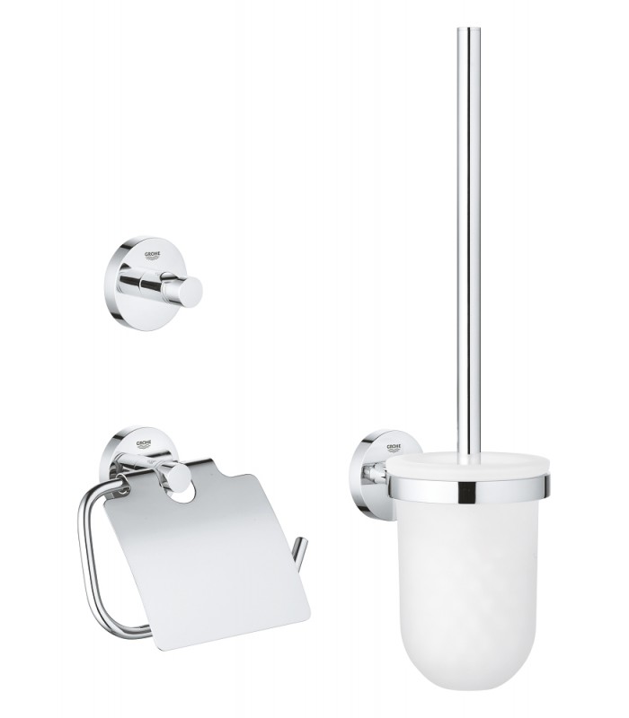Compra online Grohe Essentials Conjunto de accesorios de baño 3 en 1 Cromo (40407001) en oferta al mejor precio