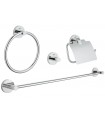 Grohe Essentials Conjunto de accesorios de baño 4 en 1 Cromo (40776001)