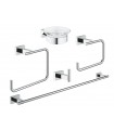 Grohe Essentials Cube Conjunto de accesorios 5 en 1 Cromo (40758001)