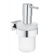 Grohe Essentials Cube Dispensador de jabón con soporte mural Cromo (40756001)