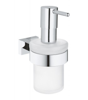 Grohe Essentials Cube Dispenser de sabão com suporte de parede cromado (40756001)