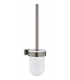 Grohe Essentials Cube Suporte para escova de vaso sanitário de parede Grafite duro escovado (40513AL1)