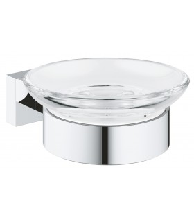 Grohe Essentials Cube Jabonera con soporte mural Cromo (40754001)