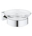 Grohe Essentials Cube Saboneteira com Suporte de Parede Cromado (40754001)