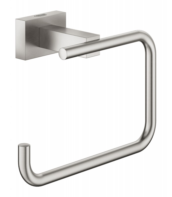 Compra online Grohe Essentials Cube Suporte para rolo de papel higiênico Supersteel (40507DC1) en oferta al mejor precio