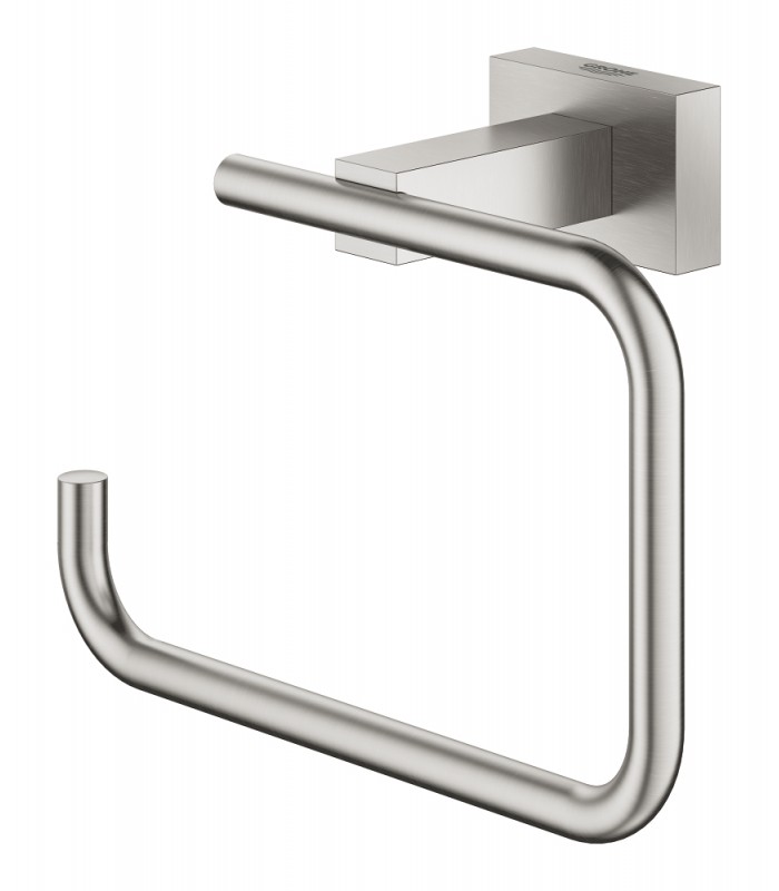 Compra online Grohe Essentials Cube Suporte para rolo de papel higiênico Supersteel (40507DC1) en oferta al mejor precio