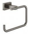 Grohe Essentials Cube Porta-rolo de papel higiênico grafite duro escovado (40507AL1)