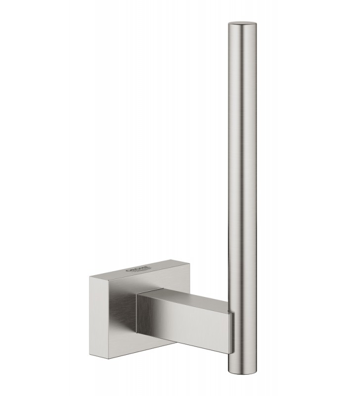 Compra online Grohe Essentials Cube Suporte para rolo de papel higiênico de parede Supersteel (40623DC1) en oferta al mejor precio