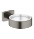 Grohe Essentials Cube Holder Grafite duro escovado (40508AL1)