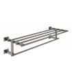 Grohe Essentials Cube Toallero múltiple Brushed hard graphite (Grafito cepillado) (40512AL1)