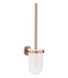 Grohe Essentials Suporte para escova de vaso sanitário de parede Grafite duro escovado (40374AL1)