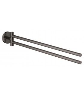 Toalheiro Grohe Essentials Preto Mate (1022512430)