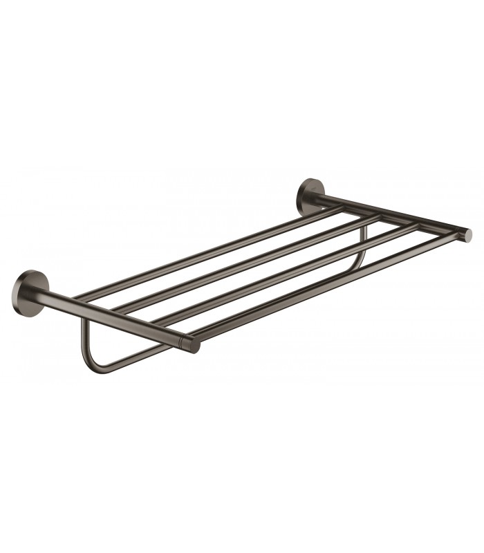 Compra online Toalheiro multifuncional Grohe Essentials Grafite duro (Grafite brilhante) (40800A01) en oferta al mejor precio