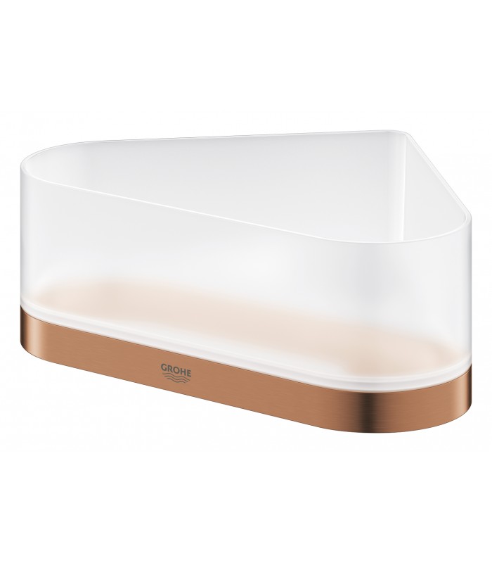 Compra online Grohe Selection Bandeja jabonera esquina con soporte Supersteel (41038DC0) en oferta al mejor precio