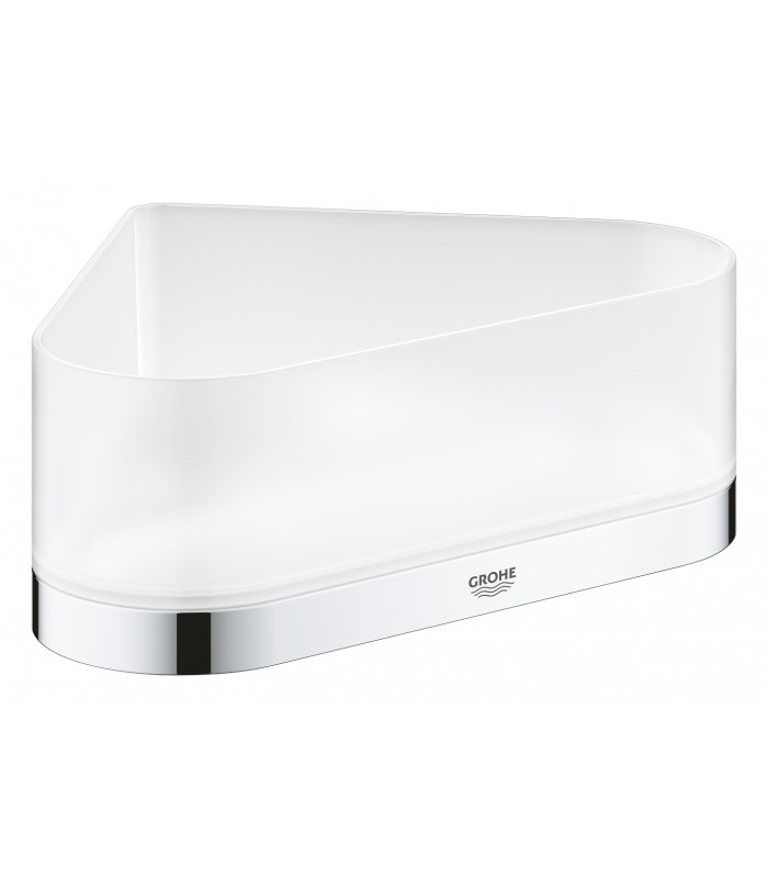 Compra online Grohe Selection Bandeja jabonera esquina con soporte Hard graphite (Grafito brillo) (41038A00) en oferta al mejor precio