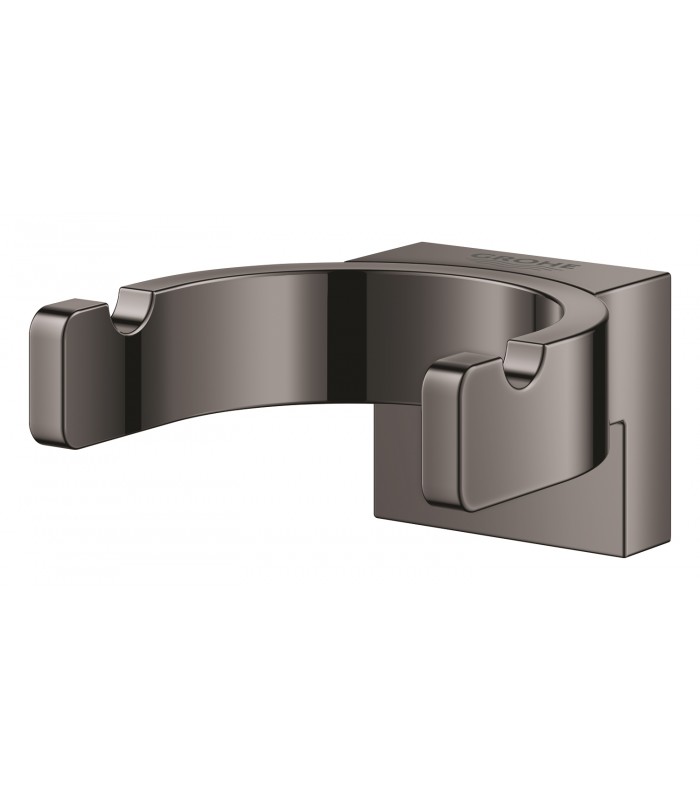 Compra online Grohe Selection Cabide duplo Grafite duro (Grafite brilhante) (41049A00) en oferta al mejor precio