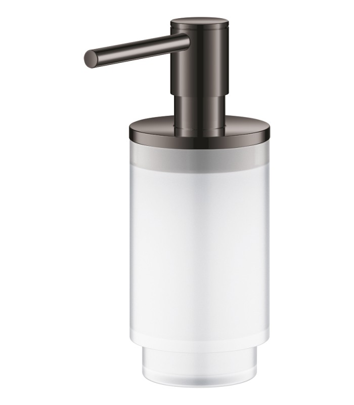 Compra online Grohe Selection Dispensador de jabón Hard graphite (Grafito brillo) (41028A00) en oferta al mejor precio