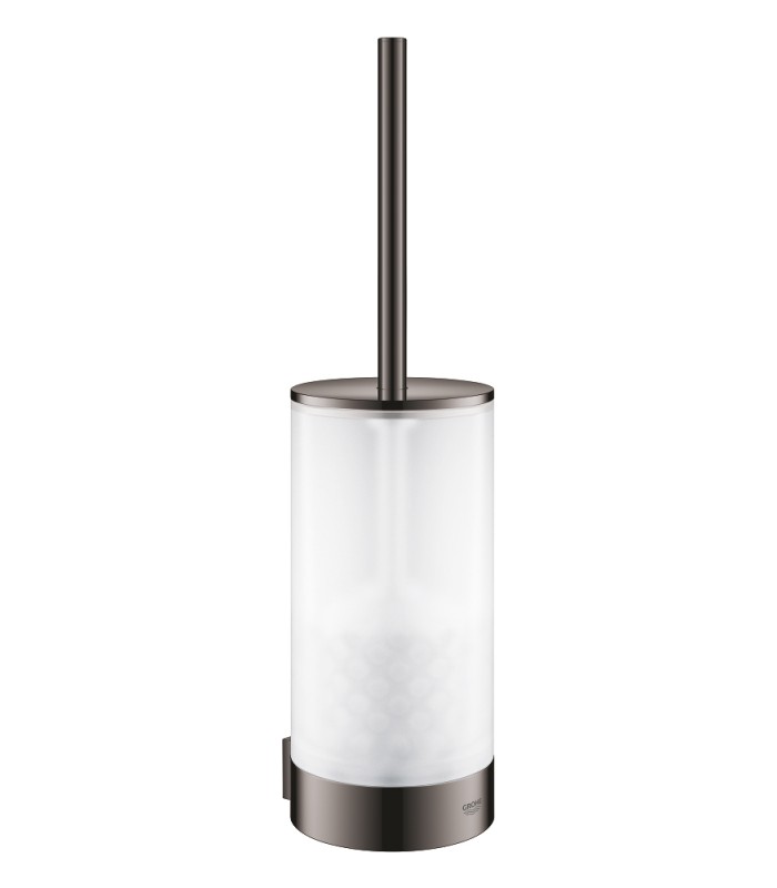 Compra online Suporte para escova de vaso sanitário de parede Grohe Selection Grafite duro (Grafite brilhante) (41076A00) en oferta al mejor precio