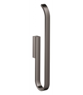 Grohe Selection Suporte vertical para rolo de papel higiênico (2 rolos de papel higiênico) Grafite duro (Grafite brilhante) (410