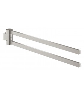 Toalheiro Grohe Selection, giratório Supersteel (41063DC0)