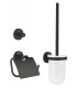 Grohe Start 3 em 1 Conjunto de acessórios para banheiro preto fosco (412042430)