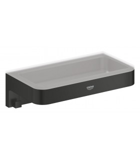 Grohe Start Cube Saboneteira Bandeja para Chuveiro Preto Mate (411072430)