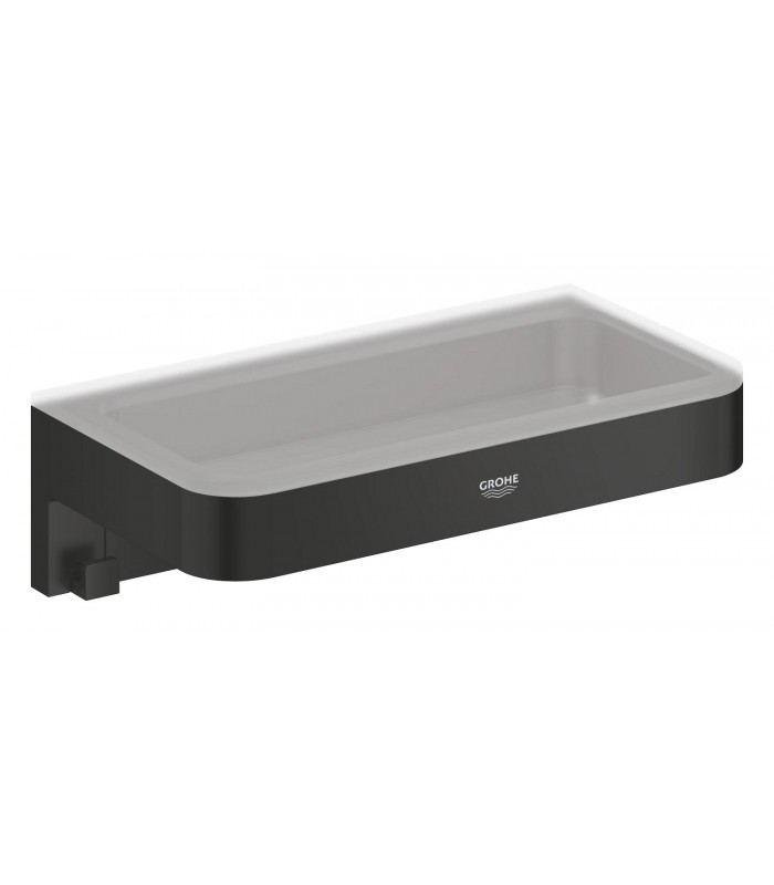 Compra online Grohe Start Cube Bandeja Jabonera para ducha Negro mate (411072430) en oferta al mejor precio