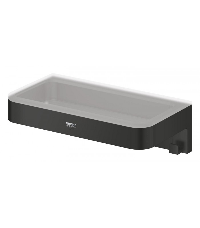 Compra online Grohe Start Cube Saboneteira Bandeja para Chuveiro Preto Mate (411072430) en oferta al mejor precio