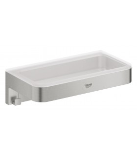 Bandeja para saboneteira Grohe Start Cube para chuveiro Supersteel (41107DC0)