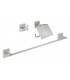 Grohe Start Cube Conjunto de accesorios de baño 3 en 1 Supersteel (41124DC0)