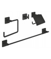 Grohe Start Cube Conjunto de accesorios de baño 4 en 1 Negro mate (411152430)