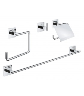 Grohe Start Cube Conjunto de accesorios de baño 4 en 1 Cromo (41115000)