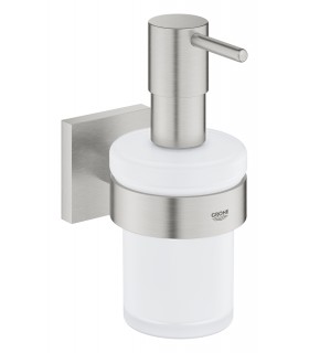 Distribuidor de sabão Grohe Start Cube com suporte de parede Supersteel (41098DC0)