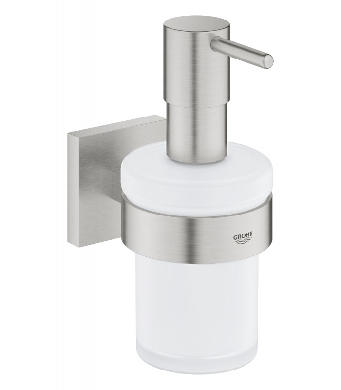 Compra online Distribuidor de sabão Grohe Start Cube com suporte de parede Supersteel (41098DC0) en oferta al mejor precio