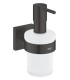 Grohe Start Cube Dispensador de sabão com suporte de parede preto fosco (410982430)