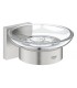 Porta saboneteira Grohe Start Cube com suporte de parede Supersteel (41096DC0)